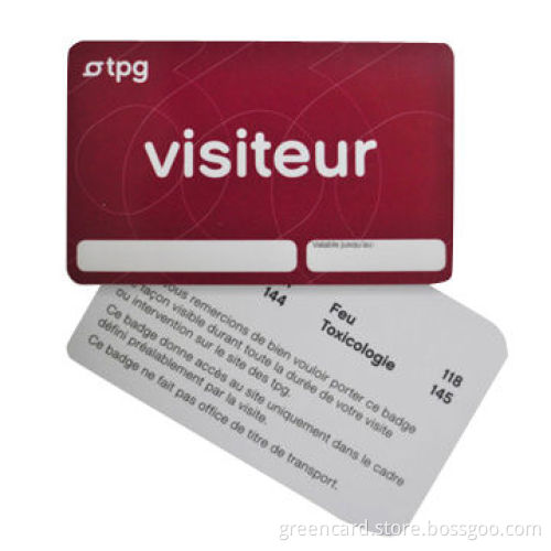 VIP Card with 0.3mm, 0.5mm, 0.76mm Thickness, Made of Plastic or Paper
